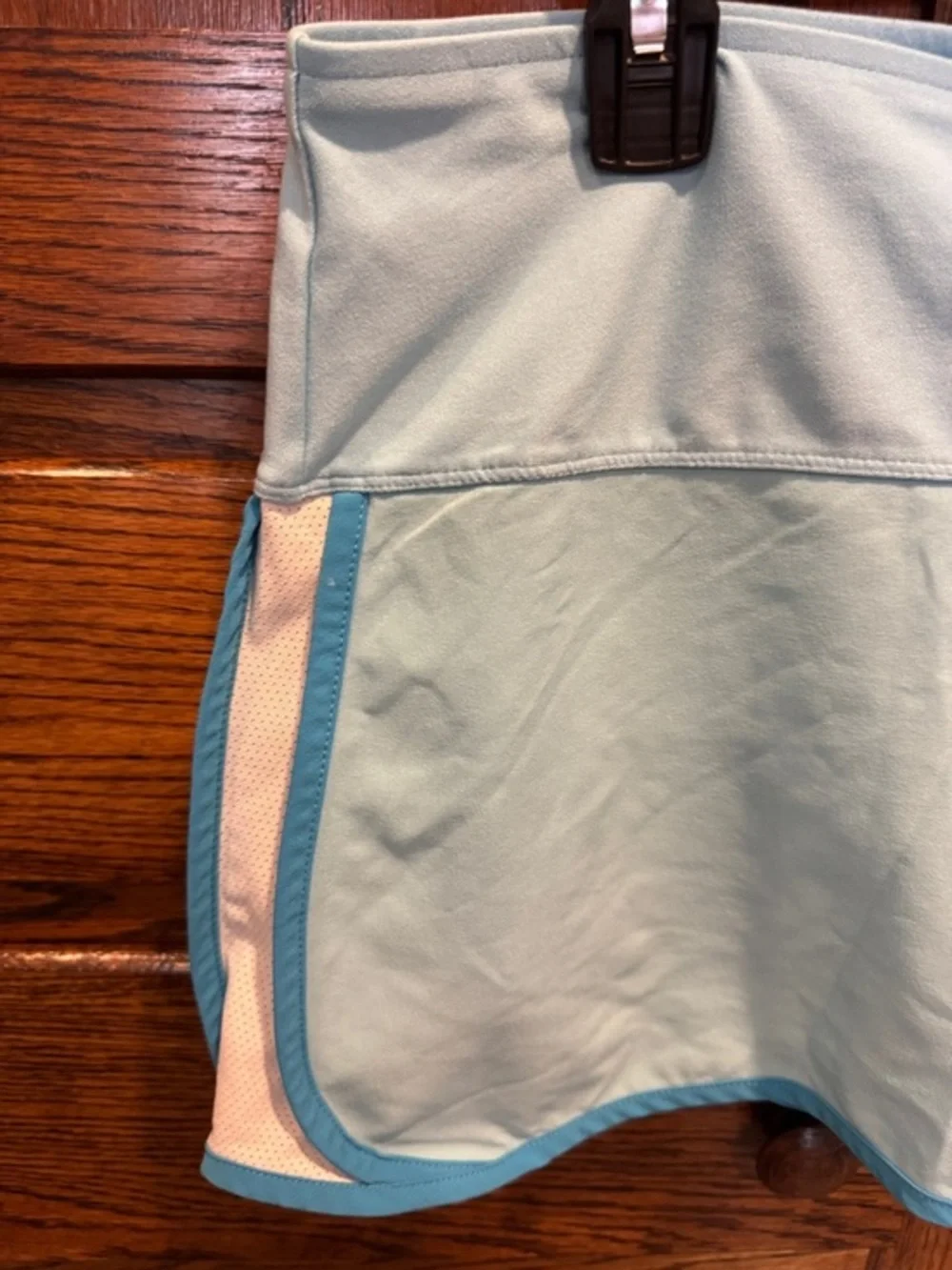 Nike Light Blue Tennis Skort with Blue Trim